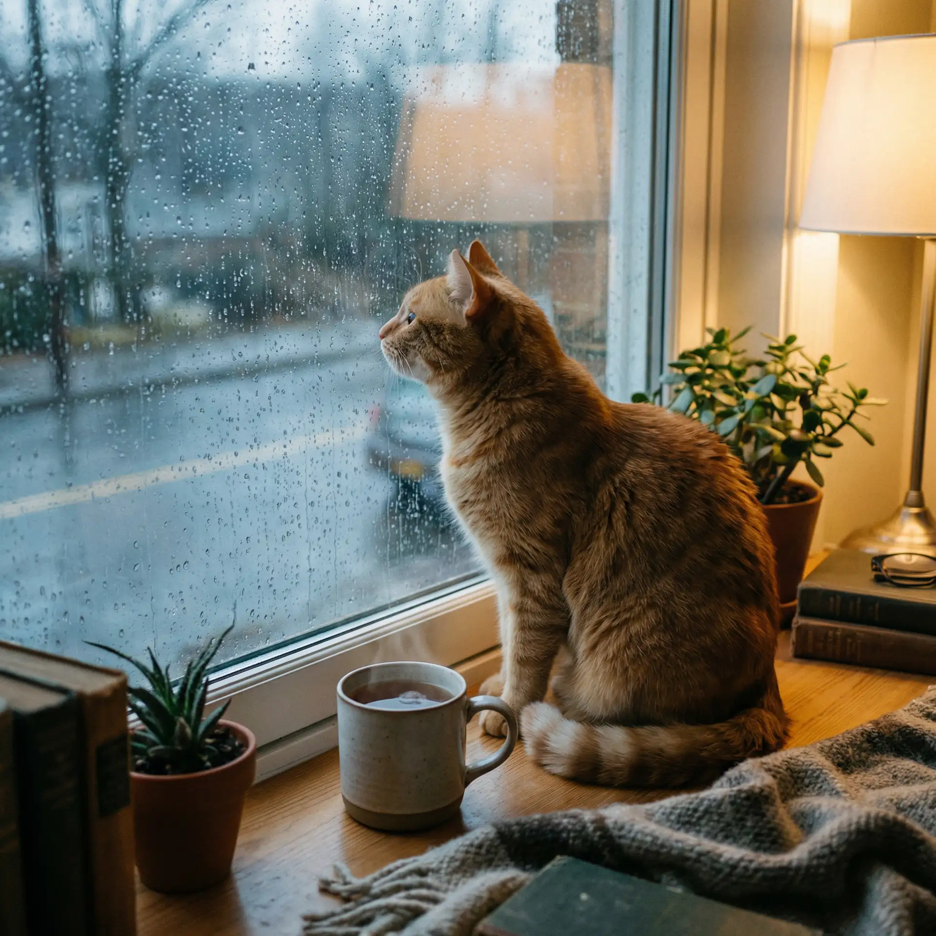 猫咪望着窗外的雨 - yellow免费观看